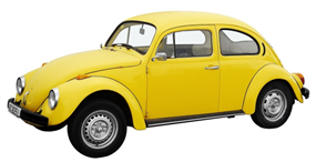 黄色古董老爷车图片